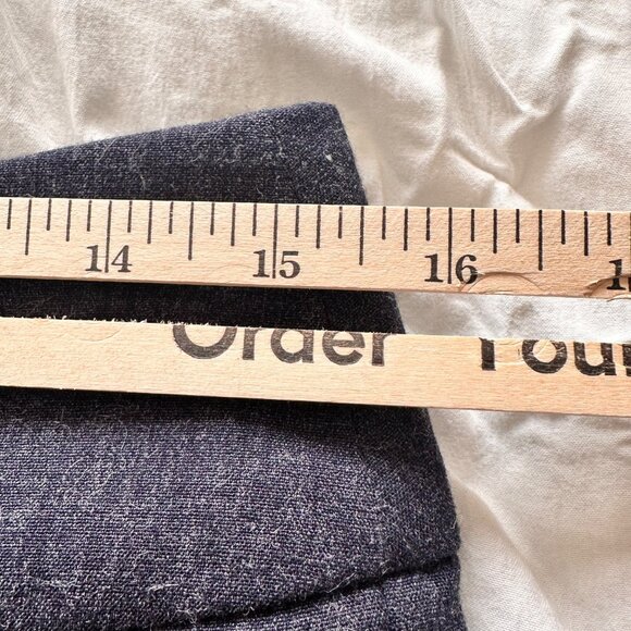 Nine West Womens Bootcut Pants Size 6 Navy Mid Rise Stretch Fabric Academia - Picture 9 of 12